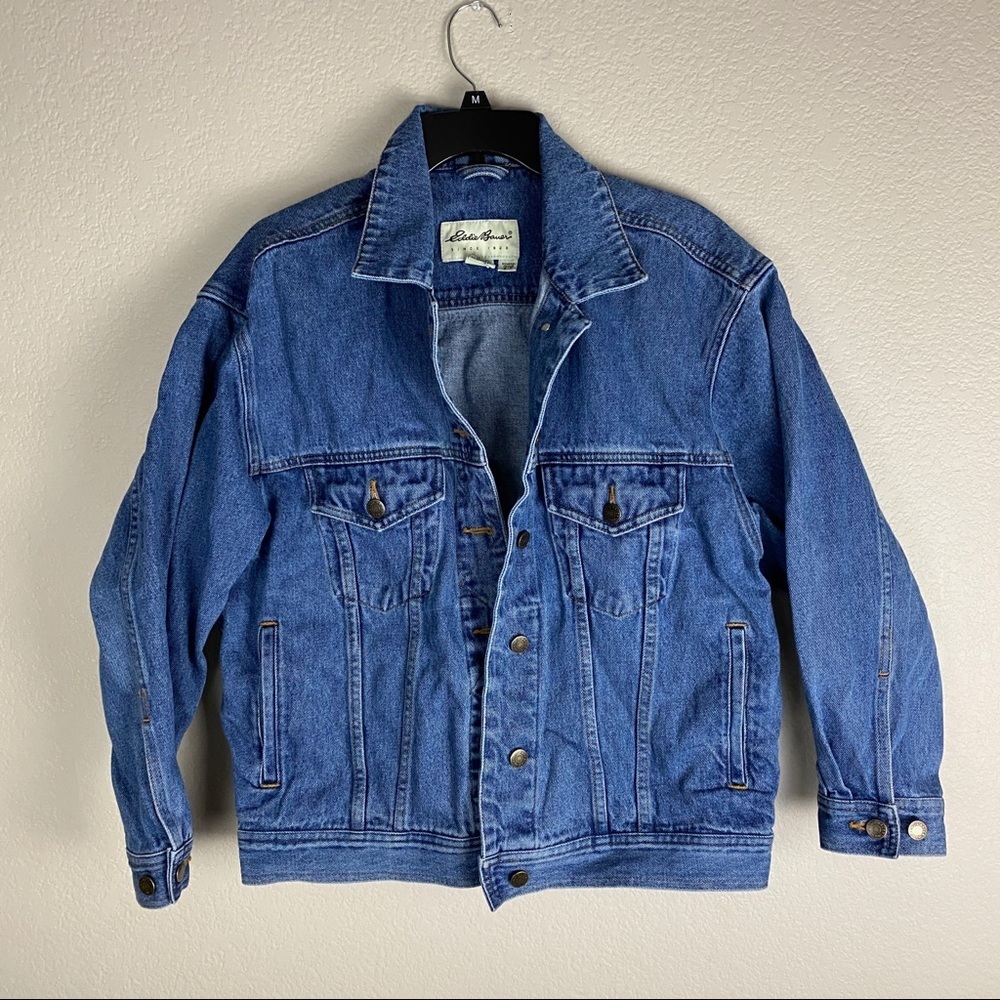 Eddie Bauer Denim Jacket Vintage Size Small